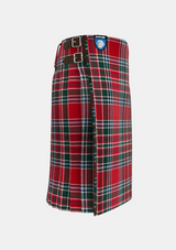 Traditional_Macbean_tartan_right_image_with_pleated_design_and_adjustable_buckles_for_men