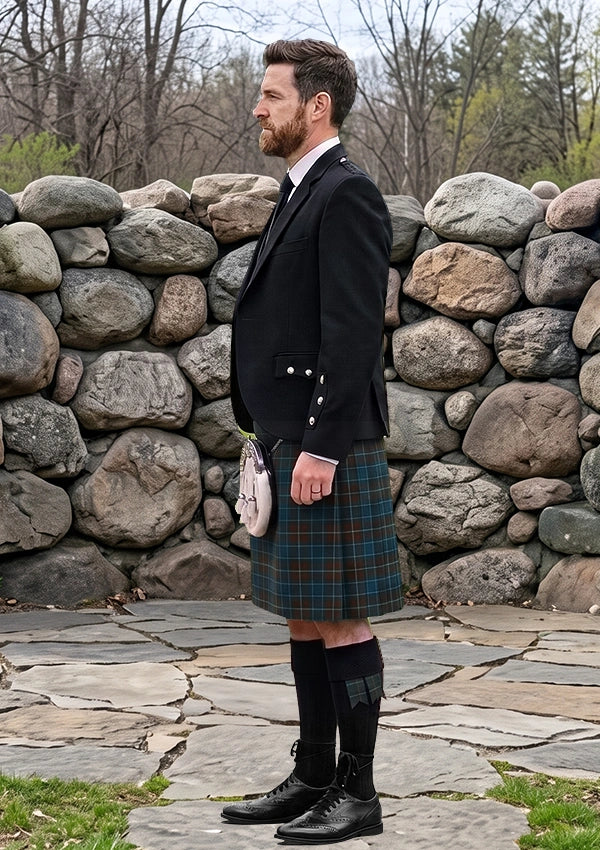 Traditional_Macconnell_Tartan_141_Kilt_and_Argyle_Jacket_Kilt_Outfit_left_image