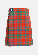 Traditional_Macgillivray_tartan_front_image_with_pleated_design_and_adjustable_buckles_for_men