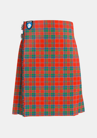 Traditional_Macgillivray_tartan_front_image_with_pleated_design_and_adjustable_buckles_for_men
