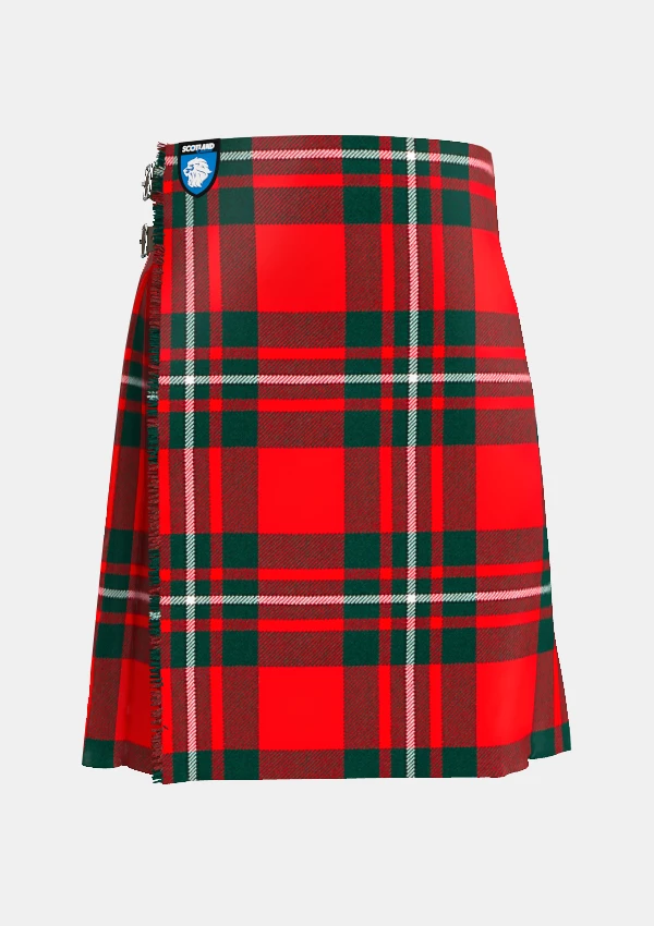 Traditional_Macgregor_tartan_front_image_with_pleated_design_and_adjustable_buckles_for_men