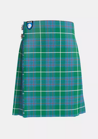 Traditional_Macintyre_Hunting_Ancient_Tartan_kilt_front_image_with_pleated_design_and_adjustable_buckles_for_men