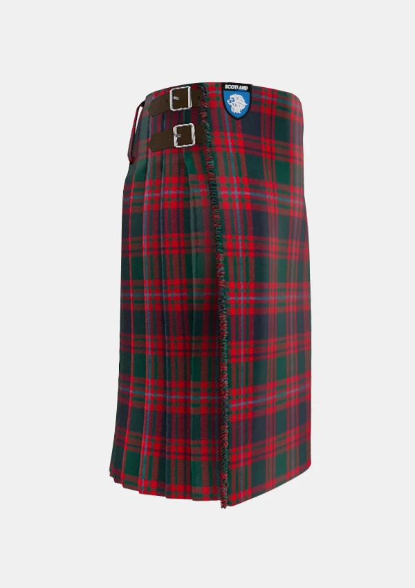 Traditional_Macintyre_tartan_right_image_with_pleated_design_and_adjustable_buckles_for_men
