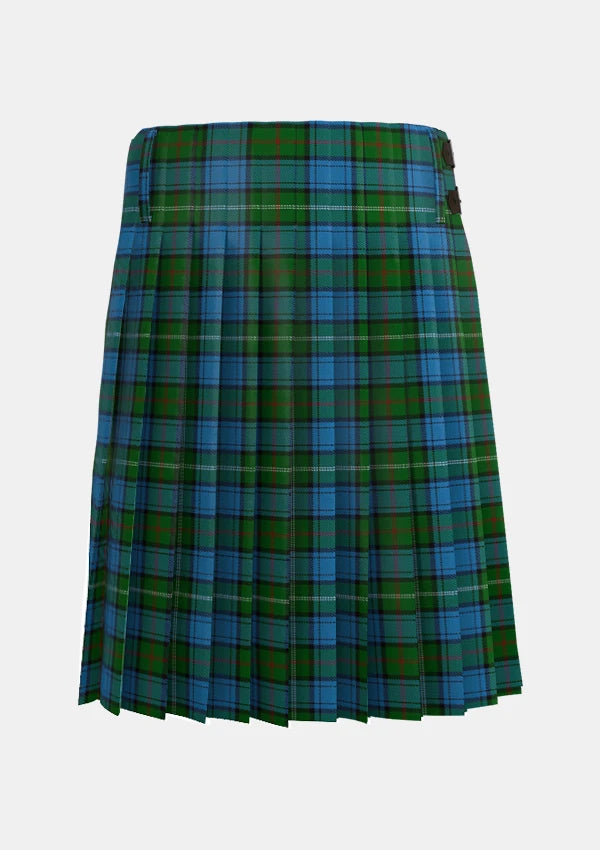 Traditional_Mack_Original_Tartan_kilt_back_image_with_pleated_design_and_adjustable_buckles_for_men