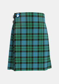 Traditional_Mackay_Ancient_Tartan_kilt_front_image_with_pleated_design_and_adjustable_buckles_for_men