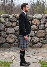 Traditional_Mackay_Blue_Tartan_264_Kilt_and_Argyle_Jacket_Kilt_Outfit_right_image