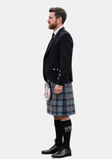 Traditional_Mackay_Blue_Tartan_264_Kilt_and_Argyle_Jacket_Kilt_Outfits_left_image