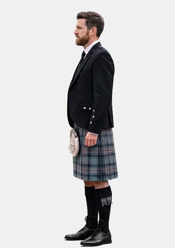 Traditional_Mackay_Blue_Tartan_264_Kilt_and_Argyle_Jacket_Kilt_Outfits_left_image