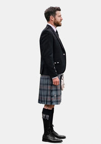 Traditional_Mackay_Blue_Tartan_264_Kilt_and_Argyle_Jacket_Kilt_Outfits_right_image