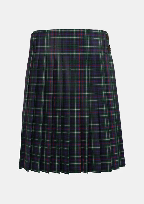 Traditional_Mackenzie_Tartan_kilt_back_image_with_pleated_design_and_adjustable_buckles_for_men