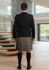 Traditional_Mackenzie_Weathered_tartan_Kilt_and_Argyle_Jacket_Kilt_Outfit_back_image
