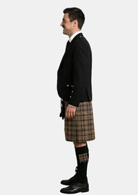 Traditional_Mackenzie_Weathered_tartan_Kilt_and_Argyle_Jacket_Kilt_Outfits_left_image