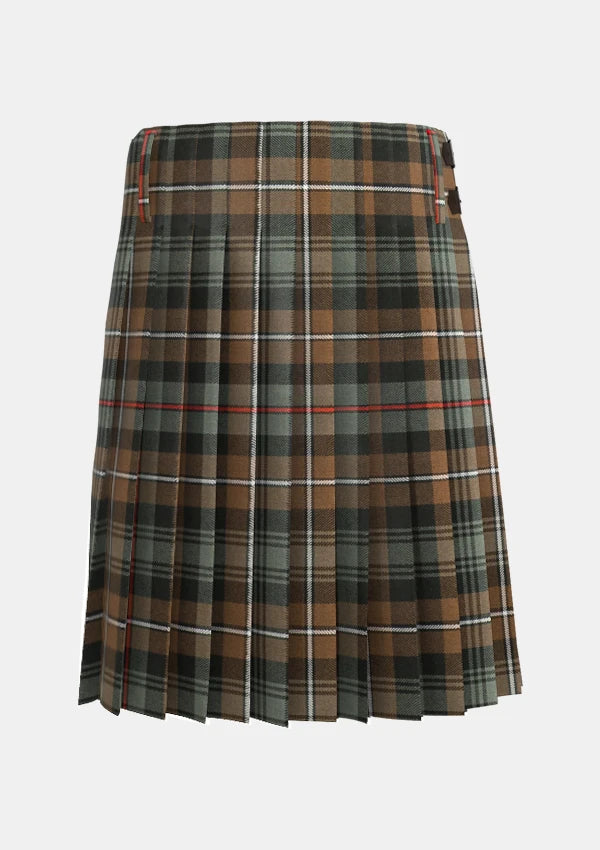 Traditional_Mackenzie_Weathered_tartan_back_image_with_pleated_design_and_adjustable_buckles_for_men