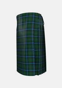 Traditional_Mackie_Tartan_kilt_11645_left_image_with_pleated_design_and_adjustable_buckles_for_men