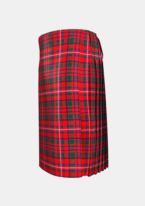 Traditional_Mackinnon_modern_tartan_left_image_with_pleated_design_and_adjustable_buckles_for_men