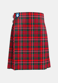 Traditional_Mackinnon_tartan_front_image_with_pleated_design_and_adjustable_buckles_for_men