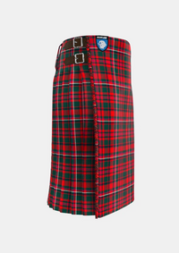 Traditional_Mackinnon_tartan_right_image_with_pleated_design_and_adjustable_buckles_for_men