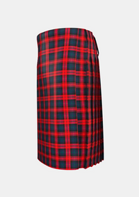 Traditional_Maclachlan_modern_tartan_left_image_with_pleated_design_and_adjustable_buckles_for_men