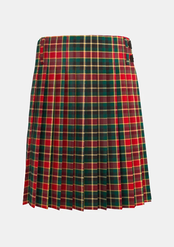 Traditional_Maclachlan_old_modern_tartan_back_image_with_pleated_design_and_adjustable_buckles_for_men