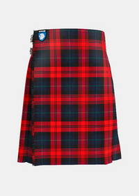 Traditional_Maclachlan_tartan_front_image_with_pleated_design_and_adjustable_buckles_for_men