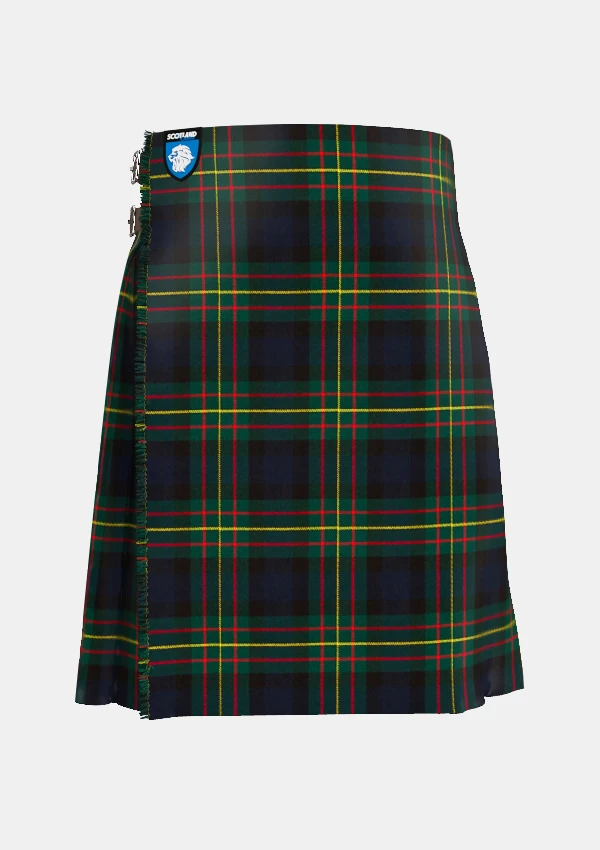 Traditional_Maclaren_tartan_front_image_with_pleated_design_and_adjustable_buckles_for_men