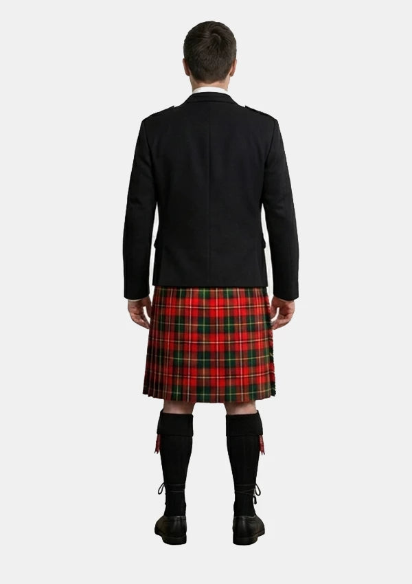 Traditional_Maclean_of_duart_ancient_tartan_Kilt_and_Argyle_Jacket_Kilt_Outfits_back_image