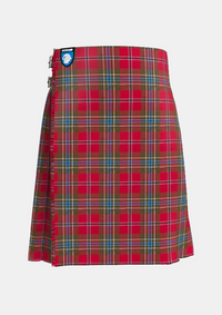 Traditional_Maclean_of_duart_weathered_tartan_front_image_with_pleated_design_and_adjustable_buckles_for_men
