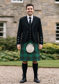 Traditional_Maclean_tartan_Kilt_and_Argyle_Jacket_Kilt_Outfit_front_image