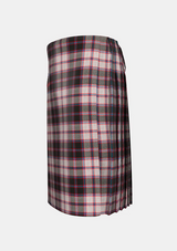 Traditional_Macpherson_Hunting_tartan_left_image_with_pleated_design_and_adjustable_buckles_for_men