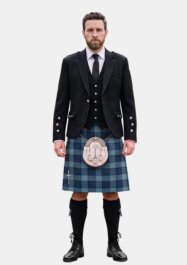 Traditional_Madras_College_Tartan_7757_Kilt_and_Argyle_Jacket_Kilt_Outfits_front_image