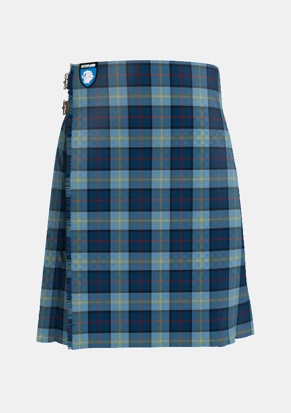 Traditional_Madras_College_Tartan_kilt_front_image_with_pleated_design_and_adjustable_buckles_for_men