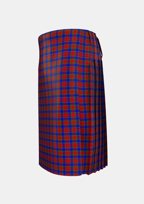 Traditional_Mair_Personal_Tartan_1406_kilt_left_image_with_pleated_design_and_adjustable_buckles_for_men