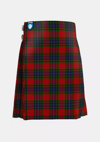 Traditional_Manson_Tartan_987_kilt_front_image_with_pleated_design_and_adjustable_buckles_for_men