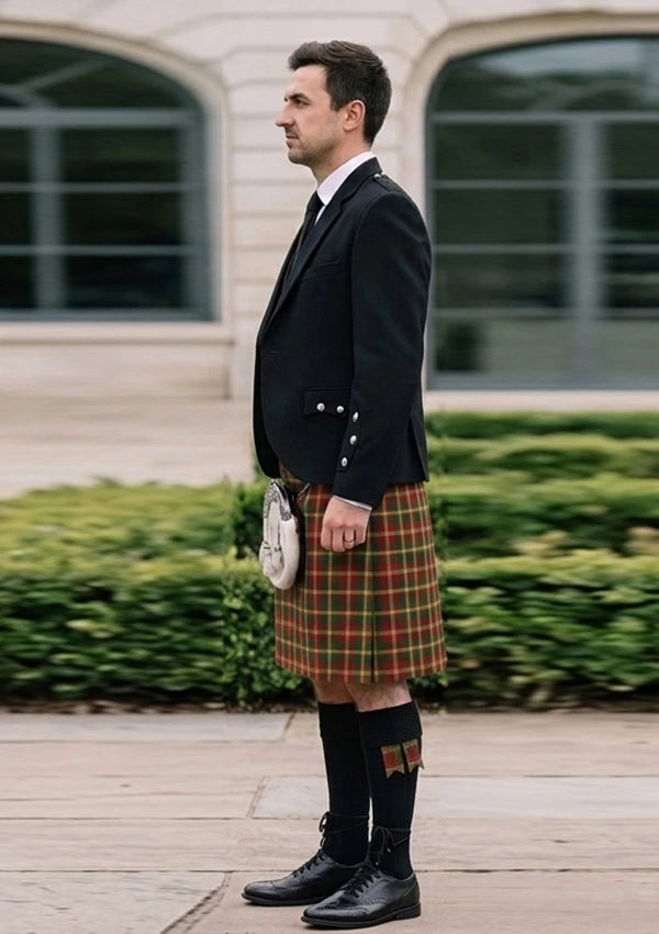 Traditional_Maple_Leaf_Tartan_2034_Kilt_and_Argyle_Jacket_Kilt_Outfit_left_image