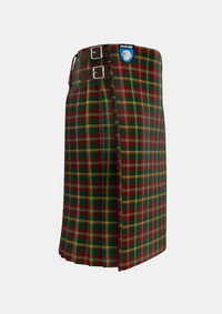 Traditional_Maple_Leaf_Tartan_kilt_2034_right_image_with_pleated_design_and_adjustable_buckles_for_men