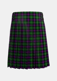 Traditional_Martin_Hunting_Tartan_4943_kilt_back_image_with_pleated_design_and_adjustable_buckles_for_men