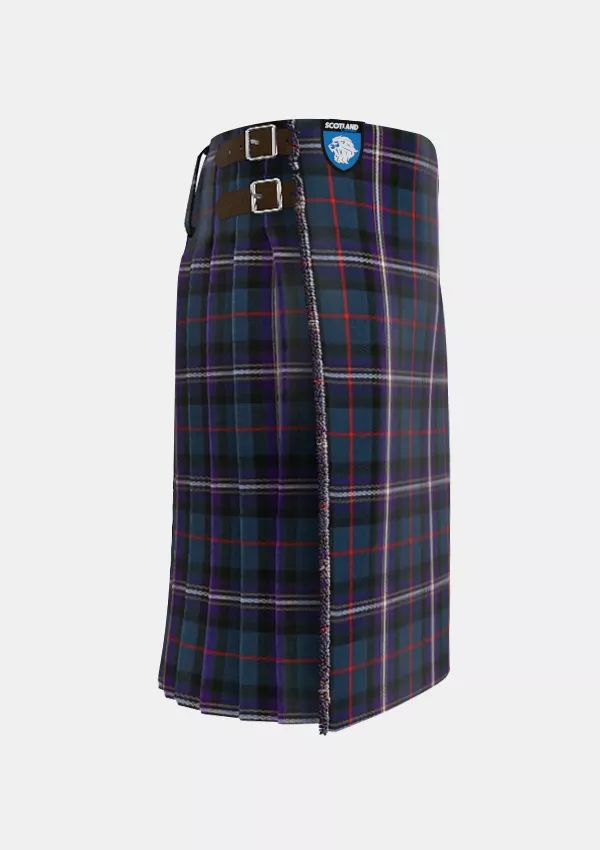 Traditional_Masonic_Tartan_kilt_right_image_with_pleated_design_and_adjustable_buckles_for_men