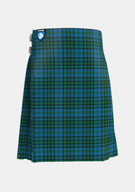 Traditional_Matheson_Hunting_2_Tartan_693_kilt_front_image_with_pleated_design_and_adjustable_buckles_for_men