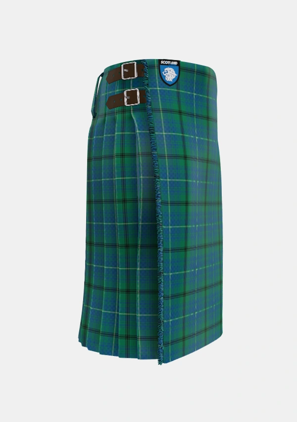 Traditional_Mayhew_Personal_Tartan_6607_kilt_right_image_with_pleated_design_and_adjustable_buckles_for_men