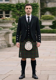 Traditional_Mayo_County_Tartan_2270_Kilt_and_Argyle_Jacket_Kilt_Outfit_front_image