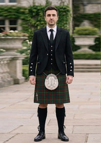 Traditional_Mayo_County_Tartan_2270_Kilt_and_Argyle_Jacket_Kilt_Outfit_front_image