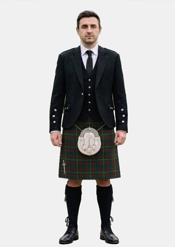 Traditional_Mayo_County_Tartan_2270_Kilt_and_Argyle_Jacket_Kilt_Outfits_front_image