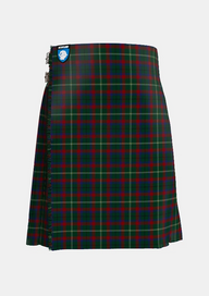 Traditional_Mayo_County_Tartan_2270_kilt_front_image_with_pleated_design_and_adjustable_buckles_for_men
