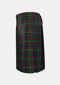 Traditional_Mayo_County_Tartan_2270_kilt_left_image_with_pleated_design_and_adjustable_buckles_for_men