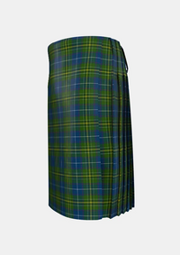 Traditional_McAvoy_Tartan_kilt_6687_left_image_with_pleated_design_and_adjustable_buckles_for_men