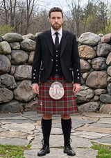Traditional_McBain_Chief_Tartan_951_Kilt_and_Argyle_Jacket_Kilt_Outfit_front_image