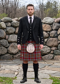Traditional_McBain_Chief_Tartan_951_Kilt_and_Argyle_Jacket_Kilt_Outfit_front_image