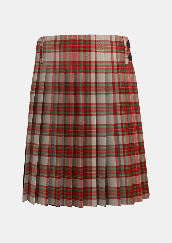 Traditional_McBrayer_Dress_Tartan_7205_kilt_back_image_with_pleated_design_and_adjustable_buckles_for_men