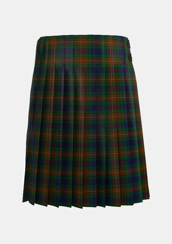 Traditional_McCarter_Tartan_kilt_back_image_with_pleated_design_and_adjustable_buckles_for_men