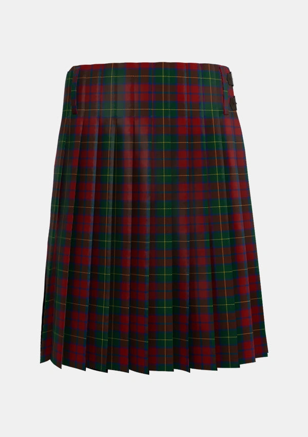Traditional_McCarthy_Old_Tartan_4049_kilt_back_image_with_pleated_design_and_adjustable_buckles_for_men